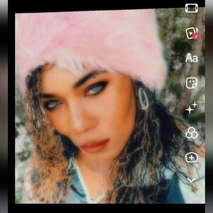 Light Pink Furry Headband